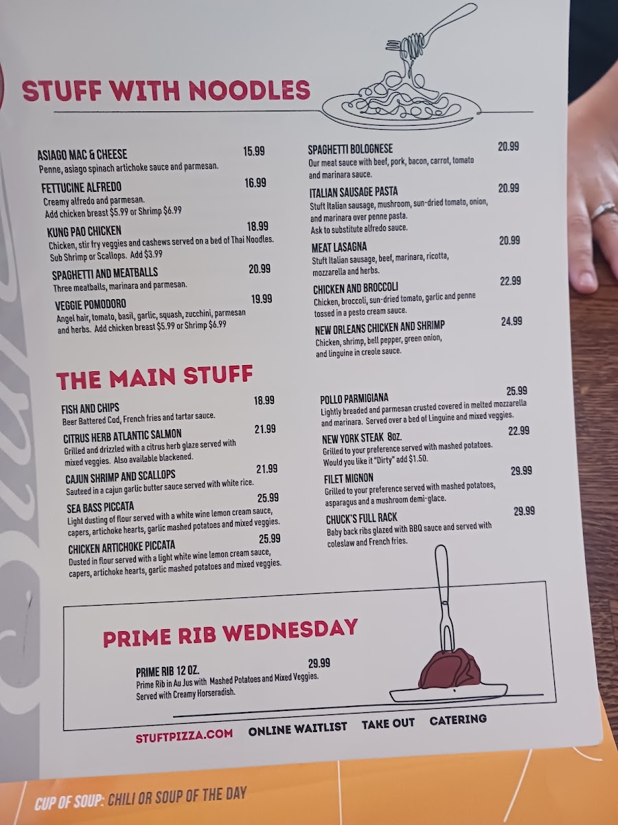 Stuft Pizza Bar & Grill Menu - Image 2