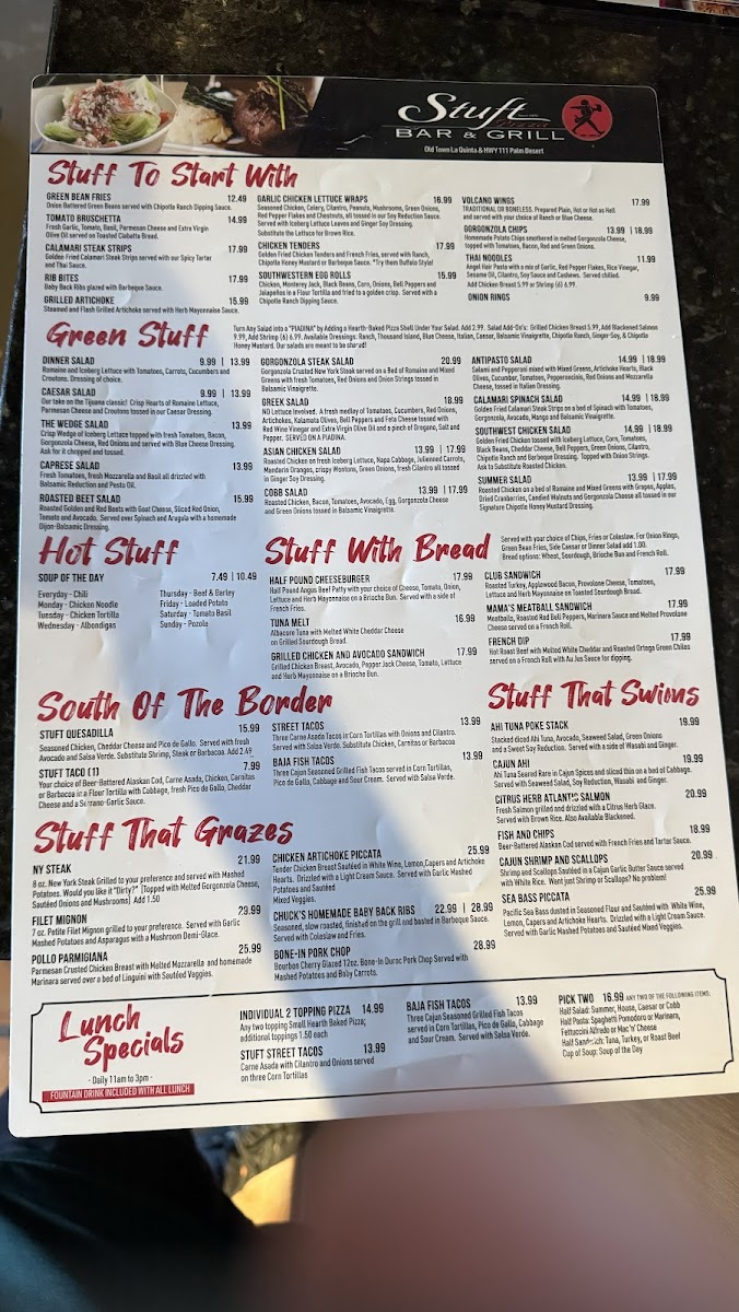 Stuft Pizza Bar & Grill Menu - Image 6